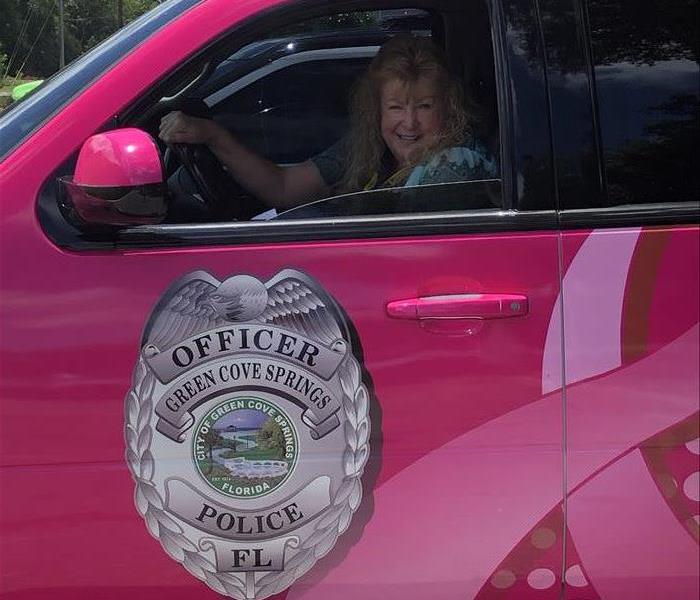 Green Cove Springs Hot Pink Patrol Car